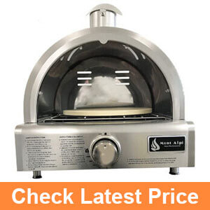 Mont Alpi MAPZ-SS Table Top Propane Gas Pizza Oven