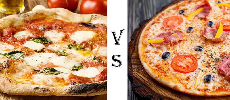 Neapolitan vs. Sicilian Pizza